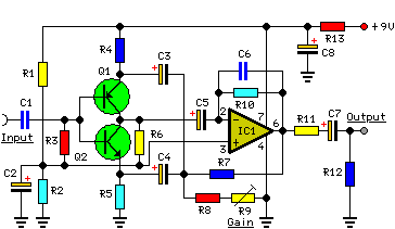 Модуль входной усилитель схема 