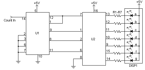 7 Segment LED счетчик