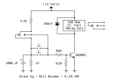 Single Transistor Relay Toggle 