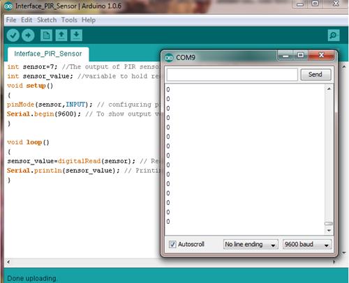 Датчик движения и Arduino