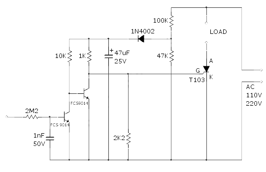 220V Touch Switch 