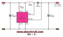 5V 12V step-up 