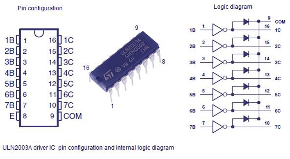 логическая схема uln2003
