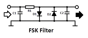 Схема фильтра FSK
