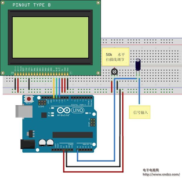 Сделать цифровой осциллограф с помощью Arduino