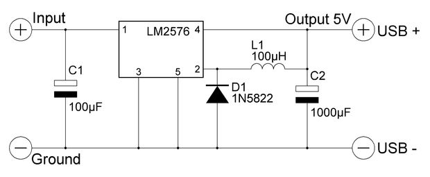 Эффективный способ: LM2576